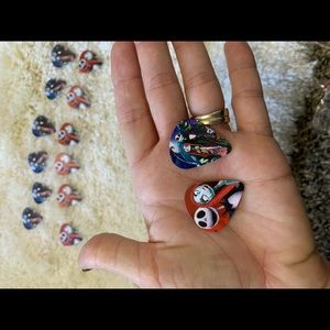 Set of 2 nightmare before Christmas guitar picks (11 sets available)